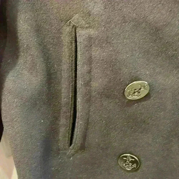 US Navy VINTAGE Peacoat 8 Button Circa 1960, size 36. See measurements - Picture 3 of 16